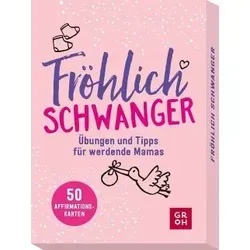 Fröhlich schwanger in rot von Groh