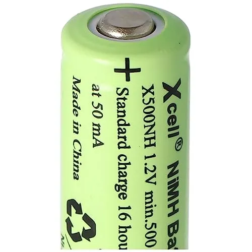 Lady Akku 50NH - LR1 Size N NiMH Akku 500mAh mit Kopf, Pluspol, 1,2 Volt für zuverlässige Energieversorgung von Geräten
