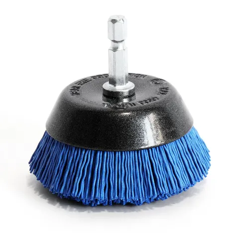 S&R Topfbürste 65 mm, Sechskant Schaft 1/4