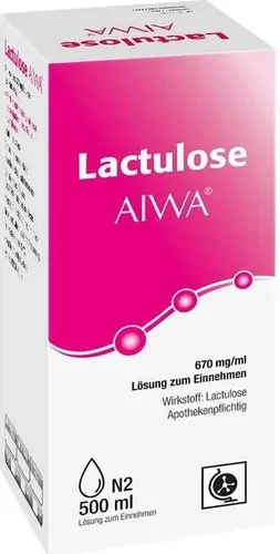LACTULOSE AIWA 670 mg/ml Lösung zum Einnehmen 500 ml