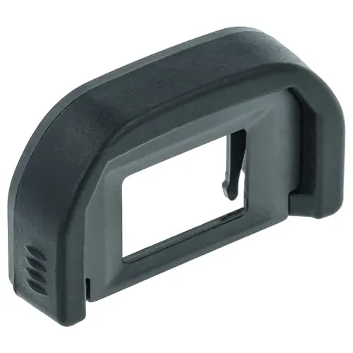 vhbw Augenmuschel Sucher kompatibel mit Canon EOS 1100D, 1000D, 2000D, 300D, 1200D, 100D, 1300D, 250D Kamera Spiegelreflexkamera DSLR Okular - Schwarz