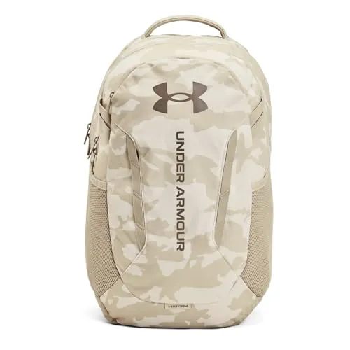 Under Armour Unisex-Erwachsene Hustle 6.0 Rucksack Gepäck, Summit White/Taupe Dusk, One Size