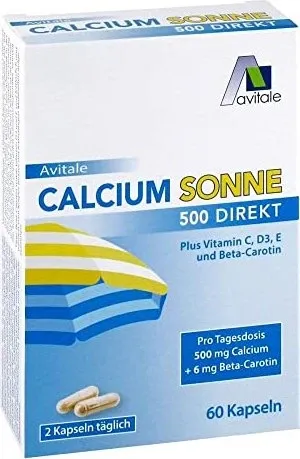 CALCIUM SONNE 500 Kapseln 1 g