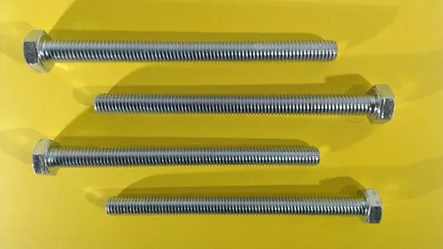 4X M8x100 Sechskantschrauben 8.8 mit Gewinde bis Kopf DIN 933 / ISO 4017 galv.