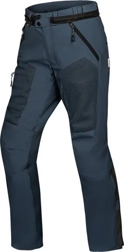 IXS Motorradhose Tourster-BigAir 1.0 mit Knieprotektoren - Die IXS Tourster-BigAir 1.0 Motorradhose bietet perfekten Komfort für Biker. Das 2-lagige Gewebe und die permanente Belüftung sorgen für eine optimale Passform und Luftzirkulation, während reflektierende Elemente die Sichtbarkeit erhöhen.