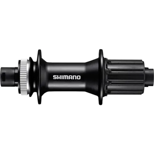 Shimano FH-MT410 Kassetten-Hinterrad Nabe - Radnaben für 12 mm Steckachse mit Center Lock Scheibenbremsaufnahme, ideal für anspruchsvolle Mountainbiker und verbesserte Performance.