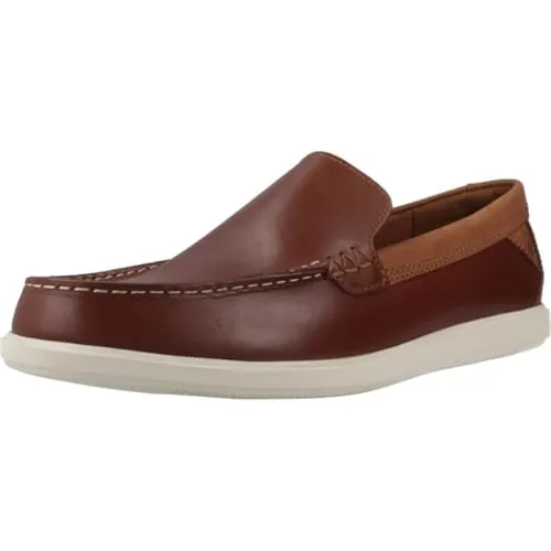 CLARKS BRATTON LOAFER Brown - Halbschuhe aus hochwertigem Leder, bieten ultimativen Komfort und zeitlosen Stil für jeden Anlass.