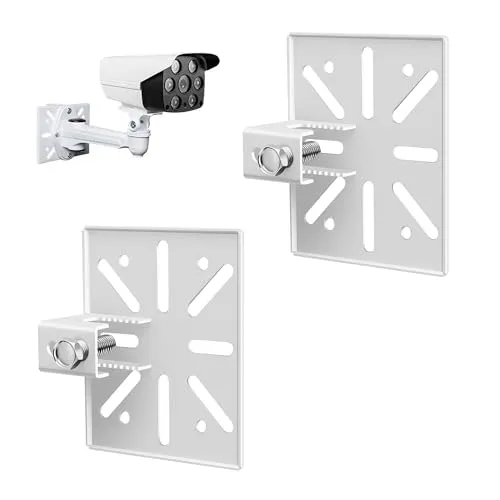 Verstellbare Dachrinnenhalterung für Überwachungskamera - Gehäuse & Halterungen für Überwachungstechnik, einfache Montage ohne Bohren und verstellbare Höhe für optimale Sichtabdeckung.