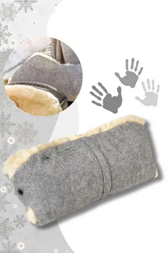 Fellhof® Kinderwagen Handwärmer aus Merino-Lammfell von Fellhof