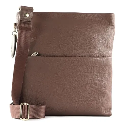 Mandarina Duck Damen Mellow Leather Crossover, Balsamico 8 - Umhängetaschen, vielseitige Crossover- und Shopper-Funktion durch verstellbare Karabiner, aus hochwertigem italienischem Leder für einen lässigen Look.