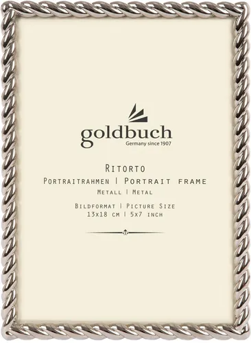 Goldbuch Metall-Bilderrahmen Ritorto 13x18 cm silber