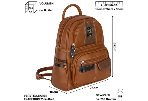 EAAKIE Rucksack Cityrucksack Damenrucksack Tagesrucksack Stadt Rucksack Bagpack, als Schultertasche, Umhängetasche tragbar