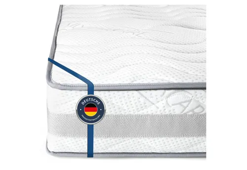 BMM KSCell-Schaummatratze Komfort 23 H3 - Fest 80 x 190 cm - Die Komfort 23 Matratze bietet durch ihre feste Struktur und innovative SchulterPLUS-Zone ein optimales Liegegefühl. Ideal für individuellen Schlafkomfort und Unterstützung der Wirbelsäule. Perfekt für erholsamen Schlaf.