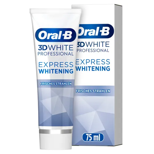 Oral-B 3D White Express Frisches Strahlen Zahncreme, 75ml