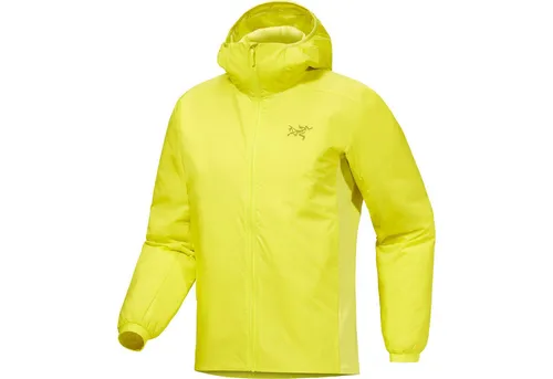 Arcteryx Atom Hoody Funktionsjacke für Herren - Hochwertige, isolierende Jacke für Bergsport und Wandern. Atmungsaktive und windabweisende Materialien bieten optimalen Komfort und Schutz bei Outdoor-Aktivitäten.