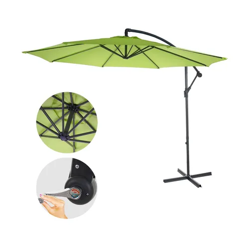 Ampelschirm Terni, neigbarer Sonnenschirm Ø 3m von MCW