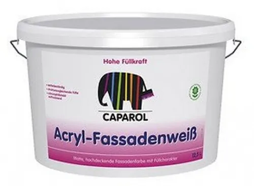 Produktbild Caparol Acryl-Fassadenweiss 12,500 L