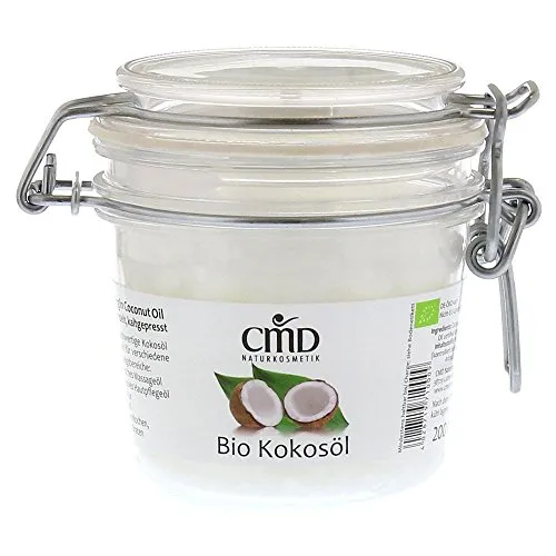 cmd Bio Kokosöl - Vielseitiges Küchenöl - Arzneimittel, ideal zum Backen, Kochen und Braten. Hitzebeständig und reich an gesättigten Fettsäuren für gesunde Zubereitungen.