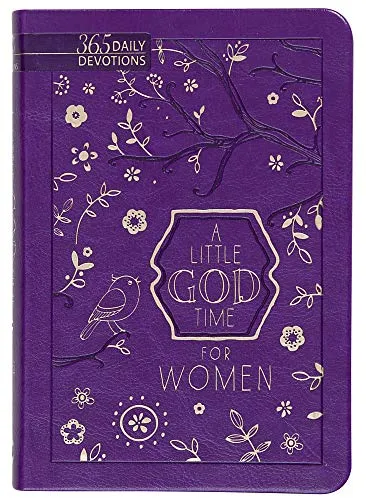 Produktbild Little God Time for Women, A: 365 Daily Devotions (Purple): 365 Daily Devotions, Faux Leather