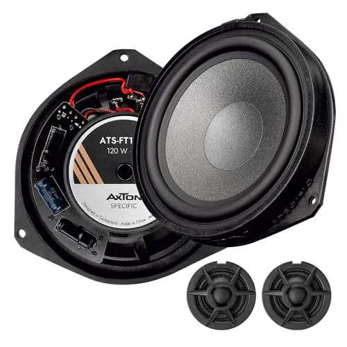 AXTON ATS-FT160C – Passgenaues 2-Wege Komponenten System für FIAT Ducato - Car-HiFi-Lautsprecher mit 80 W RMS, Plug & Play Einbau für optimierte Akustik und harmonischen Klang, ideal für klare Stimmen bei Hörbüchern und Telefonaten.