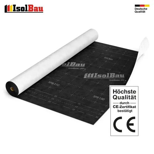 Unterspannbahn Dach 150g/m² Unterdeckbahn 15m² Rolle 1,5 x 10m Dachfolie SPB 150