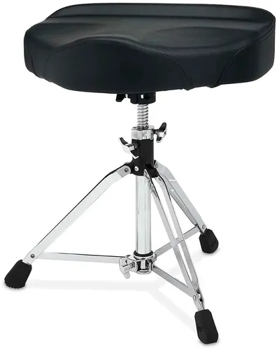 DW 9120M Tractor Top Drum Hocker - Zubehör für Schlaginstrumente, ergonomische Sattelform für optimalen Sitzkomfort und stufenlose Höhenverstellung von 51 bis 70 cm.