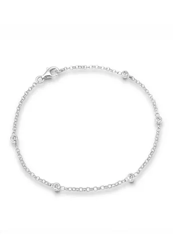 Elli Armband Klassisch Basic 925 Silber, mit Kristallen von Swarovski® (kein Set, 1-tlg)