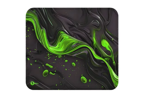 Sunnywall Gaming Mauspad Speed Mousepad XXL Premium 4 mm - Liquid Stripe Milky (Farbauswahl) (inkl. Wallpaper), 45x40, 80x30, 90x40 cm, rutschfest, vernähte Ränder, Tischunterlage