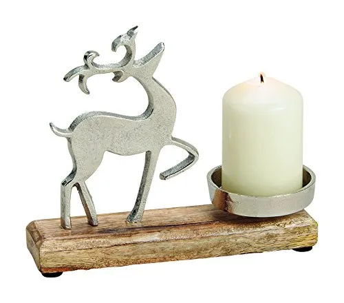 G. Wurm GmbH Kerzenhalter Elch Deko Breite 20 cm