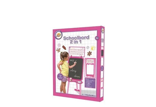 HTI living Tafel Rosa Memoboard Kreidetafel Whiteboard Standtafel - Kreidetafel im ansprechenden Rosa, ideal für kreative Notizen und Dekoration, perfekt für Zuhause oder im Büro.