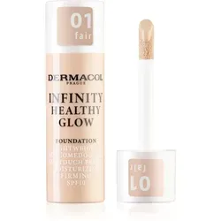 Dermacol Infinity Healthy Glow Flüssiges Make-Up LSF 10 Farbton 01 Fair 20 g