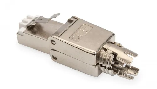 Wtyk modularny RJ45 kat.6A PoE++ 10GbE STP ekranowany zakręcany beznarzędziowy A