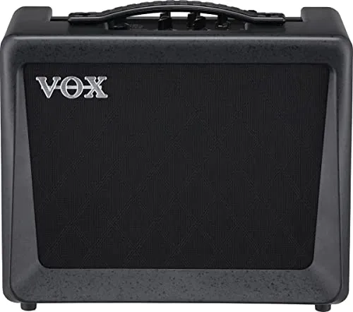 Vox VX15GT E-Gitarrencombo - Transistorverstärker mit 15 Watt RMS, 8 Effekten und 2 User Speichern. Ideal für kreative Musiker, die vielseitige Klänge suchen.