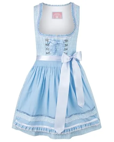Stockerpoint Kim Damen Mini Dirndl, Hellblau, 36 in blau von Stockerpoint