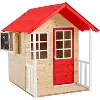 Zwerkules Spielhaus Lolla - Spielhaus für den Garten, aus nachhaltigem FSC®-zertifiziertem Holz, fördert kreative Rollenspiele und bietet einen geschützten Rückzugsort für Kinder ab 18 Monaten.
