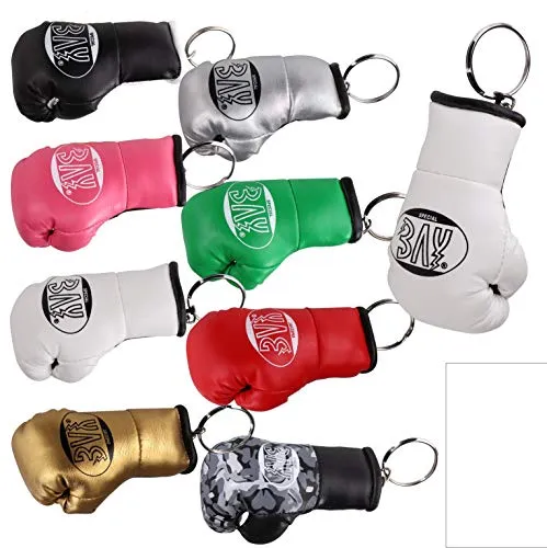 BAY® MINI Boxhandschuhe weiß Schlüsselanhänger