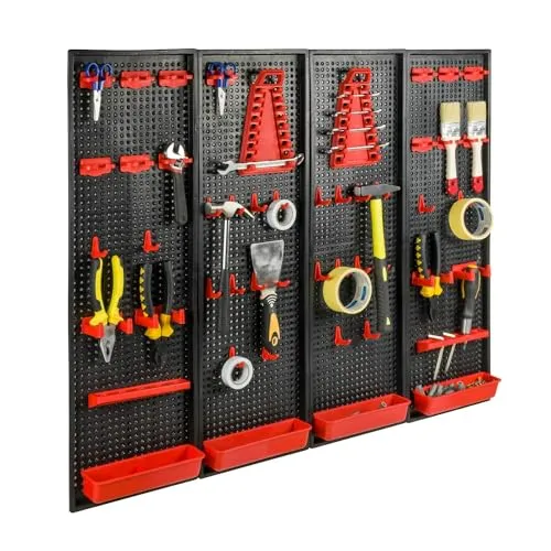 Werkzeugwand Halterung Werkzeug 100 x 80 cm Lochwand endlos erweiterbar Halter