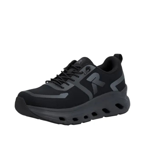 Rieker Damen Sneaker Halbschuhe low schwarz 39 von Rieker