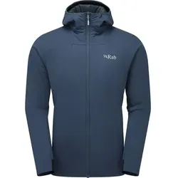 Rab Herren Xenair Alpine Flex Jacke - Größe XXL, blau - Wanderjacke mit leichter, packbarer Isolierung und Fleece-Einsätzen für beste Atmungsaktivität. Perfekt für intensive Bergtouren bei wechselhaften Wetterbedingungen.