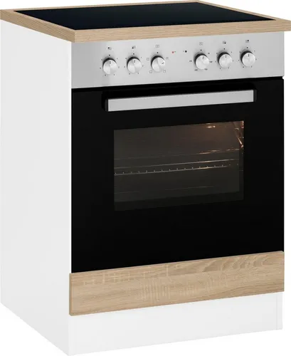 KOCHSTATION Herdumbauschrank KS-Gera Breite 60 cm in beige von Kochstation