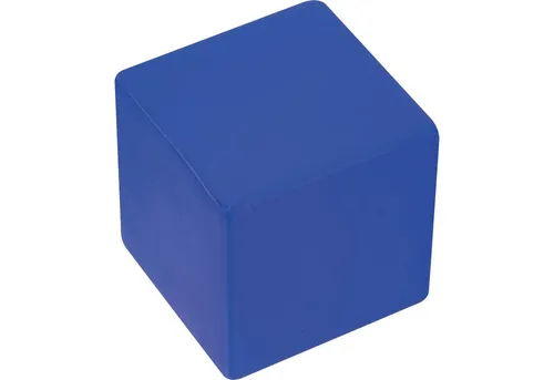 Easy Gifts Softball 5x Anti-Stressball in Würfelform / Wutball / Knautschball / Farbe: bla