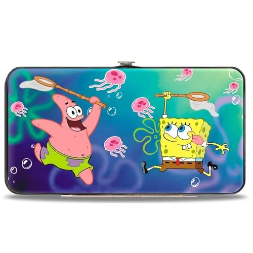 Buckle-Down Unisex-Erwachsene Hinge Wallet Geldbörse, Spongebob Schwammkopf, 7