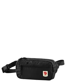 Fjällräven HIGH COAST HIP BAG - Gürteltasche für Damen und Herren - Gürteltasche für Outdoor & Wandern, aus 100% strapazierfähigem Polyester, ideal für unterwegs mit kompakten Maßen (21x12x6 cm) und in schickem Schwarz.
