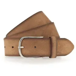 MUSTANG Ledergürtel braun 100 cm - Hochwertiges Leder - Gürtel aus 100% Leder in edlem Cognac, ideal für jeden Anlass und mit robuster Dornschließe für sicheren Halt.