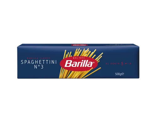 Barilla Nudeln, Barilla Spaghettini Nummer 3 Hartweizen Pasta aus Italien 500g