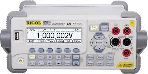 Rigol DM3068 Tisch-Multimeter digital 2200000 Counts - Multimeter mit 2200000 Counts für präzise Messungen, ideal für Profis und Hobbyisten, bietet umfassende Funktionen wie AC/DC-Spannung, Strom und Widerstand.