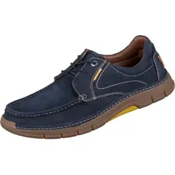 Camel Active Walk navy Herren Schnürer in Blau, Größe 42 - Schnürer aus hochwertigem Leder, ideal für lässige Looks und besten Tragekomfort – perfekt für Freizeit und Alltag.