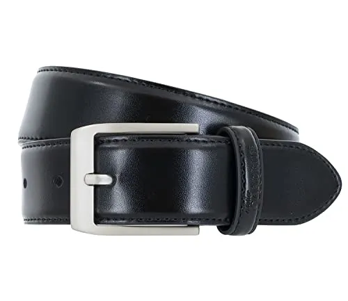 Atelier GARDEUR Ledergürtel Echtleder schwarz 100 - Hochwertiger Gürtel aus 100% Echtleder in klassischem Schwarz, ideal für den casual Look und vielseitig kombinierbar.