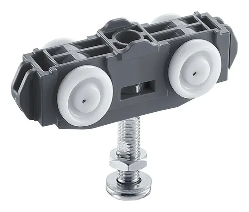 Geze Doppelrollenwagen für Rollan 40 NT - 160363 - Schiebetürbeschläge mit Aufhängeschraube, ideal für eine reibungslose und leise Türöffnung.