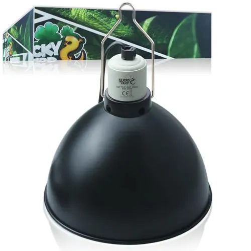 LUCKY HERP 20.5cm Terrarium Dome Lampe E27 von LUCKY HERP